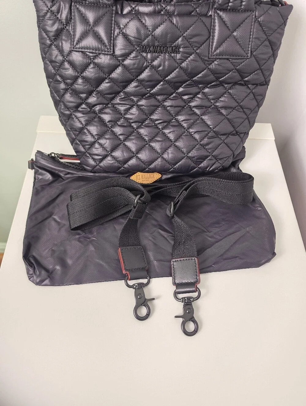 MZ Wallace Small Sutton Deluxe Tote Black